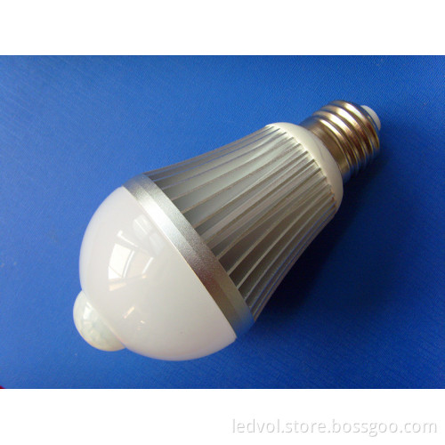 motion sensor led light bulb 9w